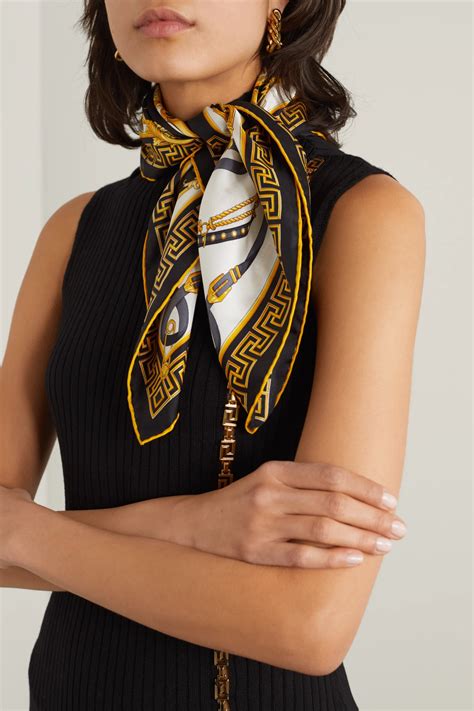 versace scarf grey|versace silk scarf women.